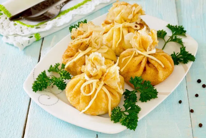 طرز تهیه شیرینی کیسه طلا