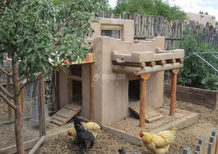 ایده خلاقانه برای ساخت لانه مرغ